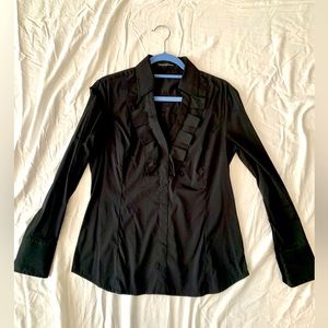 Express Design Studio Ruffle Blouse
